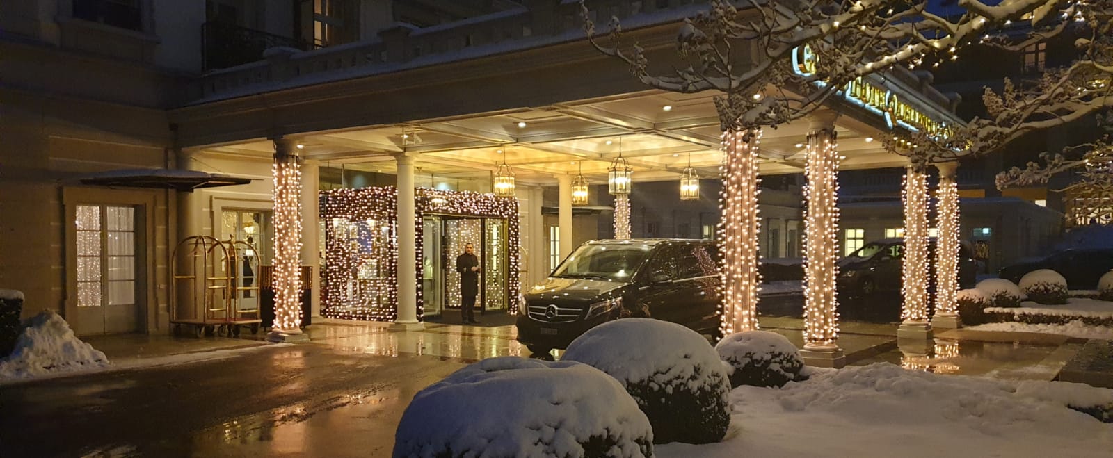 V class van in Davos