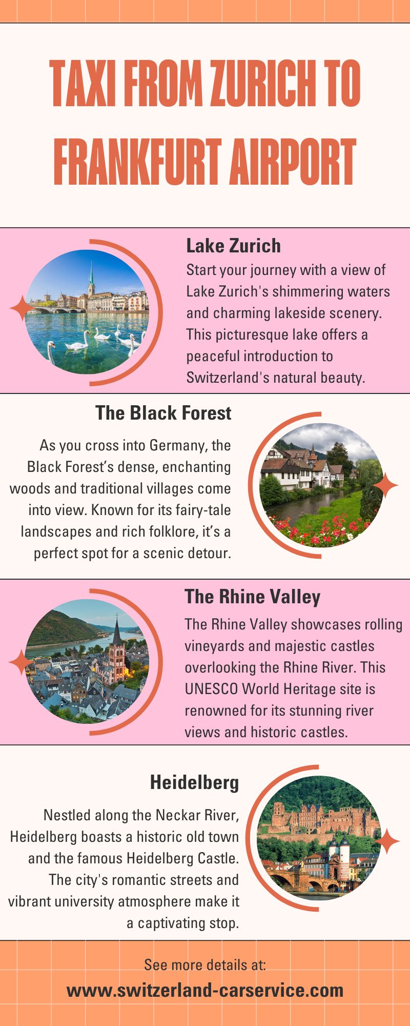 Taxi from Zurich to Frankfurt Airport