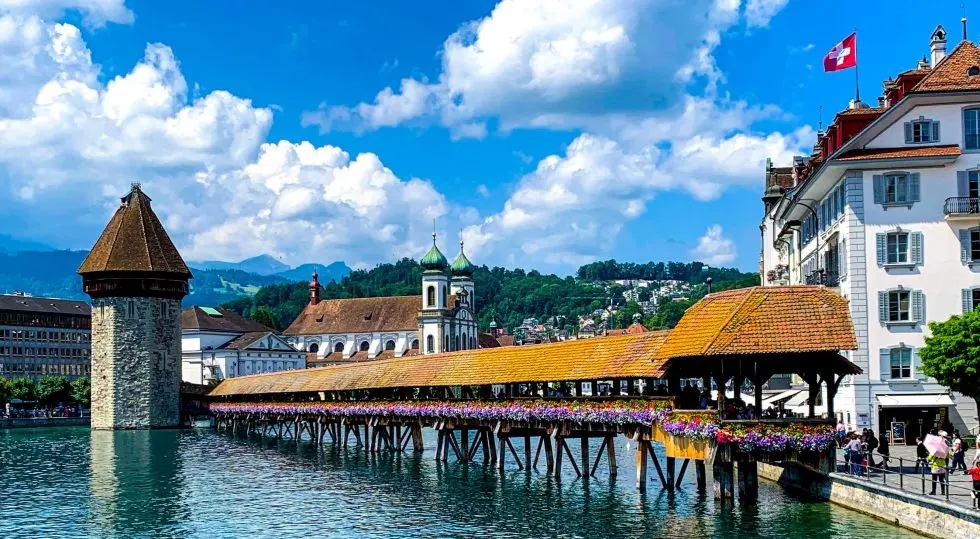 chapel bridge in lucerne