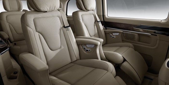 mercedes v class inside